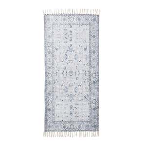 Hallway Runners: Aditya Vintage Blue Reversible Rug 70x150cm
