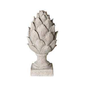 Artichoke Resin Flower Statue Medium