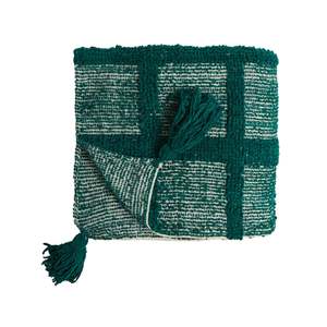 Blankets Throws: Remy Chenille Throw Emerald 130x170cm