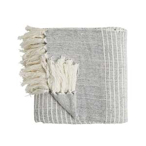 Blankets Throws: Callie Chenille Throw Blue 130x170cm