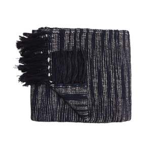 Blankets Throws: Dover Space Dye Throw Ink 130x170cm