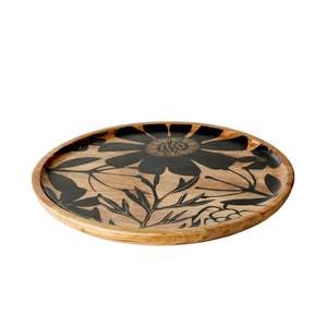 Trays Boards: Moana Floral Tray 40x40x35cm