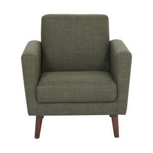 Fabric Sofas: Frankie Armchair Olive Green Weave