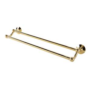 Oxford Double Towel Rail 600mm PVD