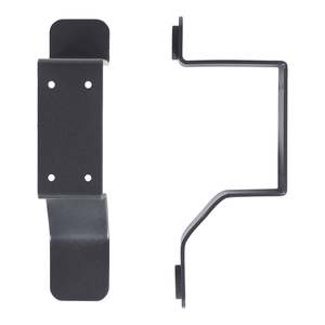 Electric Fireplaces: Longton Metal Stand Black 2pk