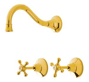 Bathroom Tapware: Rochelle Bath Set PVD