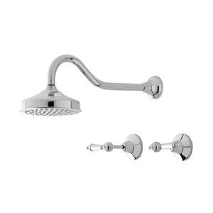 Bathroom Tapware: Rochelle Lever 6in Shower Set Chrome