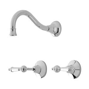 Bathroom Tapware: Rochelle Lever Bath Set Chrome