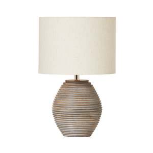 Table Lamps: Salma Wooden Table Lamp 36cm