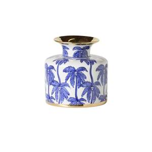 Vases: Celadon Sapphire Palm Vase 20cm
