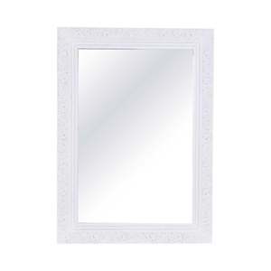 Wall Mirrors: Rebecca Antique White Mirror 108x78cm
