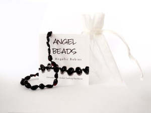Baltic Amber: Angel Beads Baltic Amber Teething Necklace