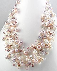 Cascading Pearl Necklace 15 line