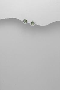 Geometric Shapes: Swarovski Brilliant Round Stud Earrings