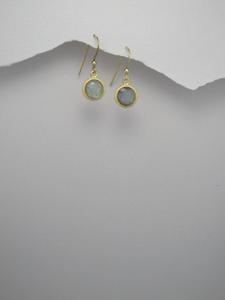 Geometric Shapes: Stylish Laborodite Hook Earrings