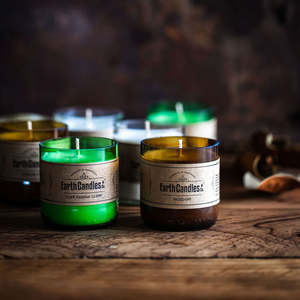 All Earth Candles: Lake Wanaka Retreat - Beer Bottle Tealights (6 Pack)