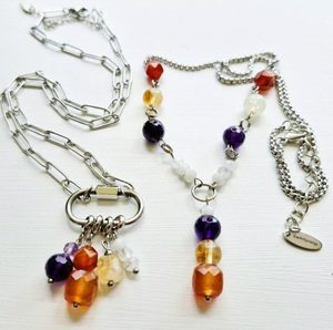 Phoenix Rising Crystal Necklace - Earthsynergy webstore NZ