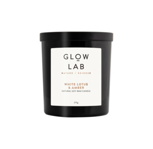 White Lotus & Amber Candle