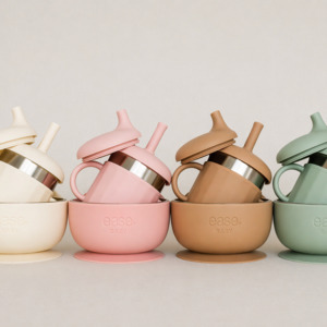 Stainless Steel Silicone Baby: First Tastes Baby Bundle