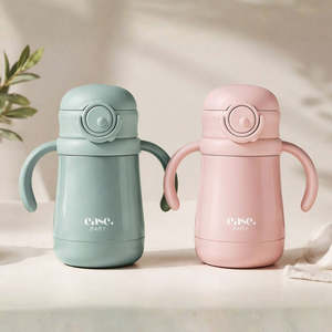 Stainless Steel Silicone Baby: Baby's First Water Bottle by Ease Baby