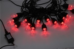 Solar powered multicoloured string light 15m