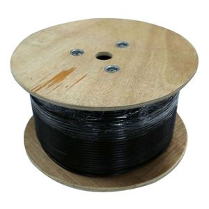 Network Security Audio Cabl: 305m Cat5E STP EXTERNAL UV Stabilised SOLID Cable Roll