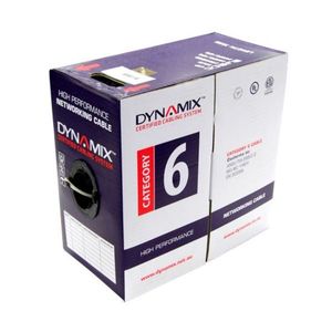 305m Cat6 White UTP Stranded Cable Roll 250MHz 24 AWGx4P PVC Jacket