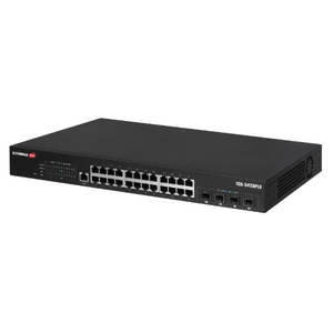 28 Port 2.5GbE PoE++ L2 w/ 4x 10GbE SFP+ Ports Surveillance VLAN Switch