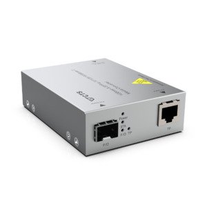 1GBase-X SFP to 10/100/1000 Base-T Rugged Media Converter. Operating Temp -40C to 75C
