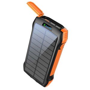 20000mAh Rugged EcoLight Solar IP65 Power Bank w/ 10W Wireless Qi Charging