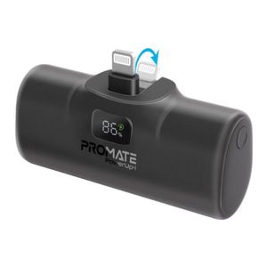 5000mAh Ultra Compact 20W Power Bank Built-in Lightning Foldable Connector. Kick Stand