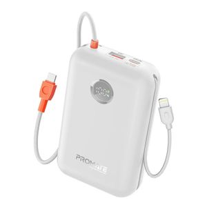 30000mAh Ultra Compact 35W SuperSpeed Power Bank Built-in USB-C & Lightning Cables. 35W