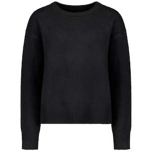 Moke: Moke Aleisha Womens Knit Sweater - Black