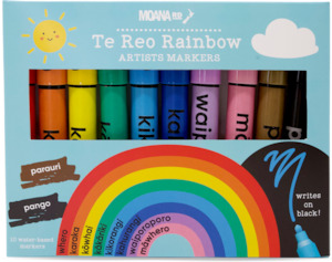 Moana Rd Te Reo Moari Rainbow Markers
