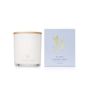 Living Light Candles: Living Light Soy Candle - Vanilla Sky