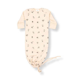 LFOH Newcomer Baby Gown - Wheat Marle Fruit N Veg