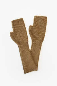 Antler: Antler Mabel Long Fingerless Gloves - Olive