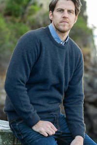 Noble Wilde Possum and Merino Cambridge Crew - Latte