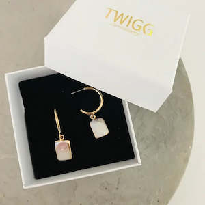 Twigg Annulus Tangular Rectangle Earrings
