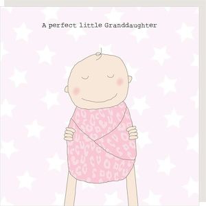 Greeting Cards Vouchers: Rosie Made A Thing - Perfect Granddaughter - Baby Card