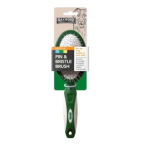 Oakwood Pin and Bristle Brush 1pk