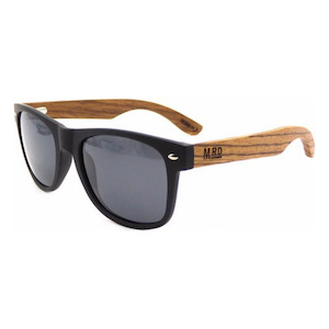 Moana Rd Sunnies - 50/50s - Black with Zebra Arms