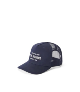 RMW Stencil Trucker Cap - Navy