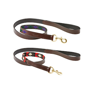 Dog Collars Leads: WeatherBeeta Polo Leather Dog Lead