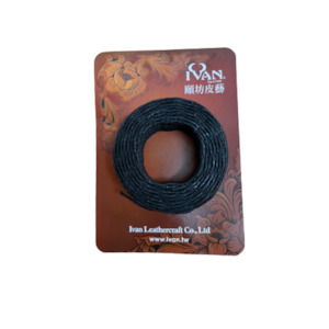 Leather Canvas Care: Waxed Linen Sewing Awl Thread Black 25y