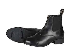 Leather Boots: Dublin Foundation Zip Paddock Boots II - Ladies Black