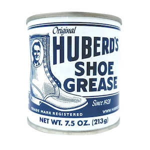 Shoe Care Accessories: Huberds Shoe Grease 213gm Tin