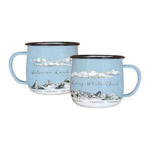 Wolfkamp and Stone - NZ Mountains - Enamel Mug