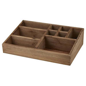 Homewares: 47th and Main Wood Desk Organiser
