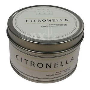 Candles More: Uncle Zitos Wax Filled Tin - Citronella and Fresh Lemons 80x50mm